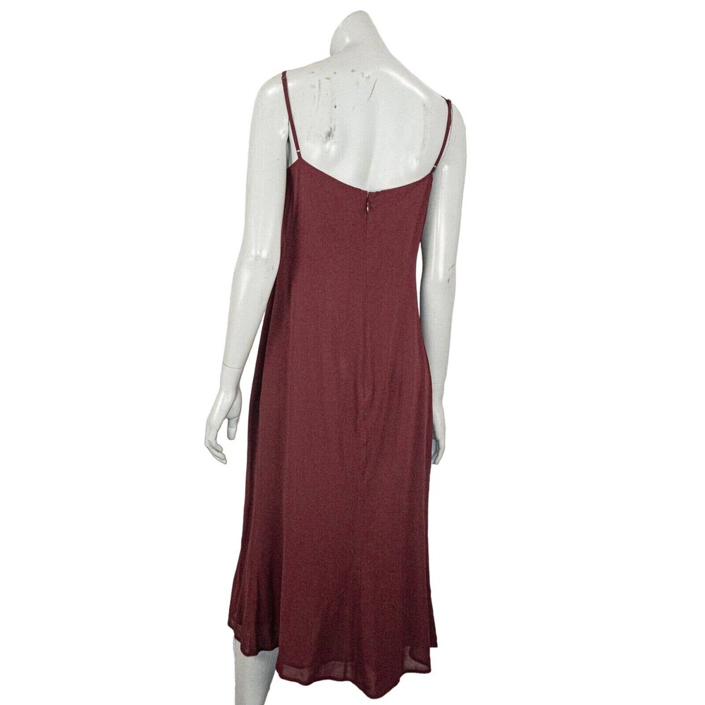 Reformation Burgundy Midi Dress - Picture 2 of 7